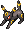 an umbreon getting ready to pounce